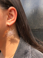 Diamond Starburst Earrings