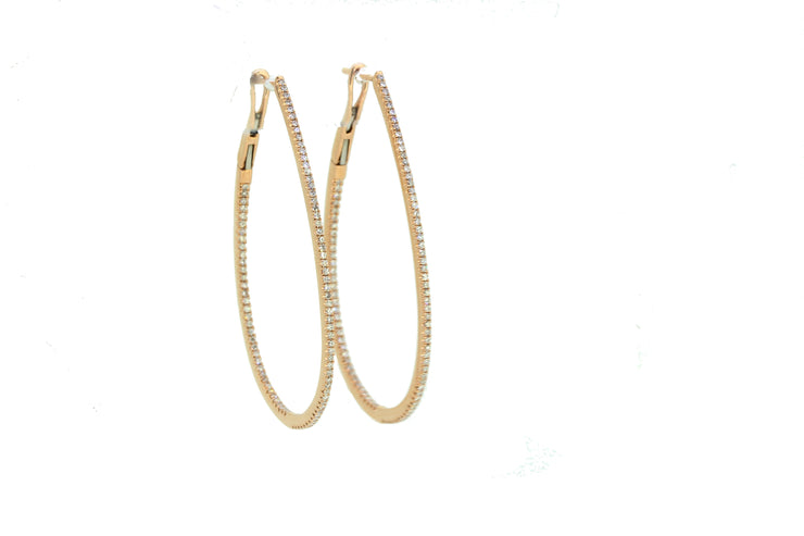 Tear Drop Hoops