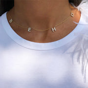 Block Name Necklace