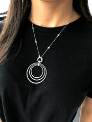 Circular Diamond Pendant