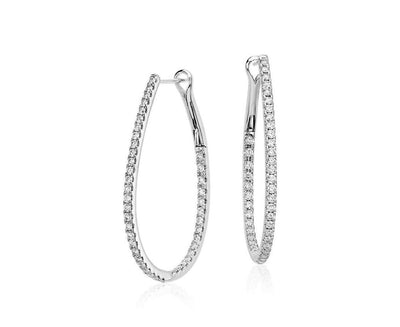 Tear Drop Hoops