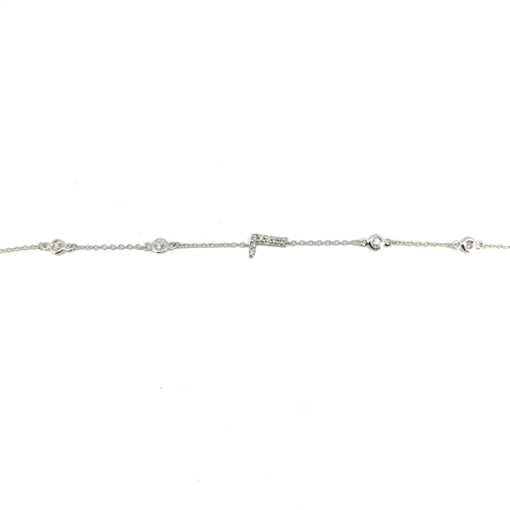 Diamond Initial Bracelet