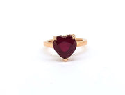 Ruby Heart Ring