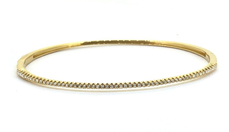 Pave Diamond Bangle Bracelet