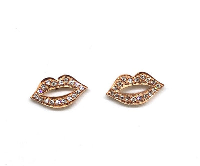 Diamond Lips Stud