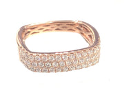 Square Pave Ring